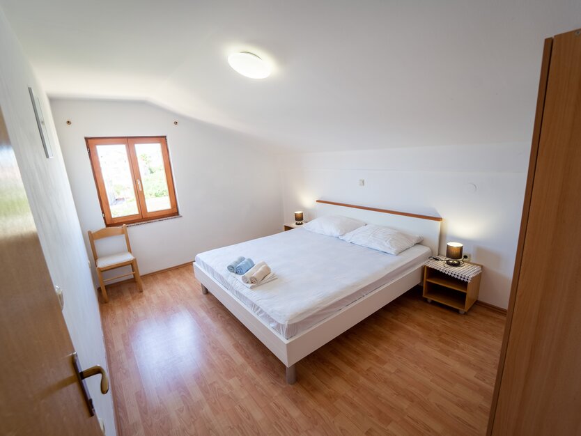 Kroatien, Novalja komfort Apartment, Schlafzimmer