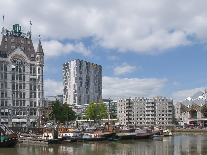 Witte Huis, Westermeijer Gebäude Rotterdam am Fluss Nieuwe Maas
