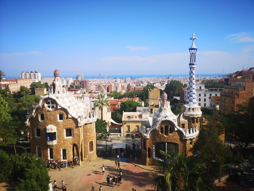 Barcelona Park Güell, Antoni Gaudí, Eingang